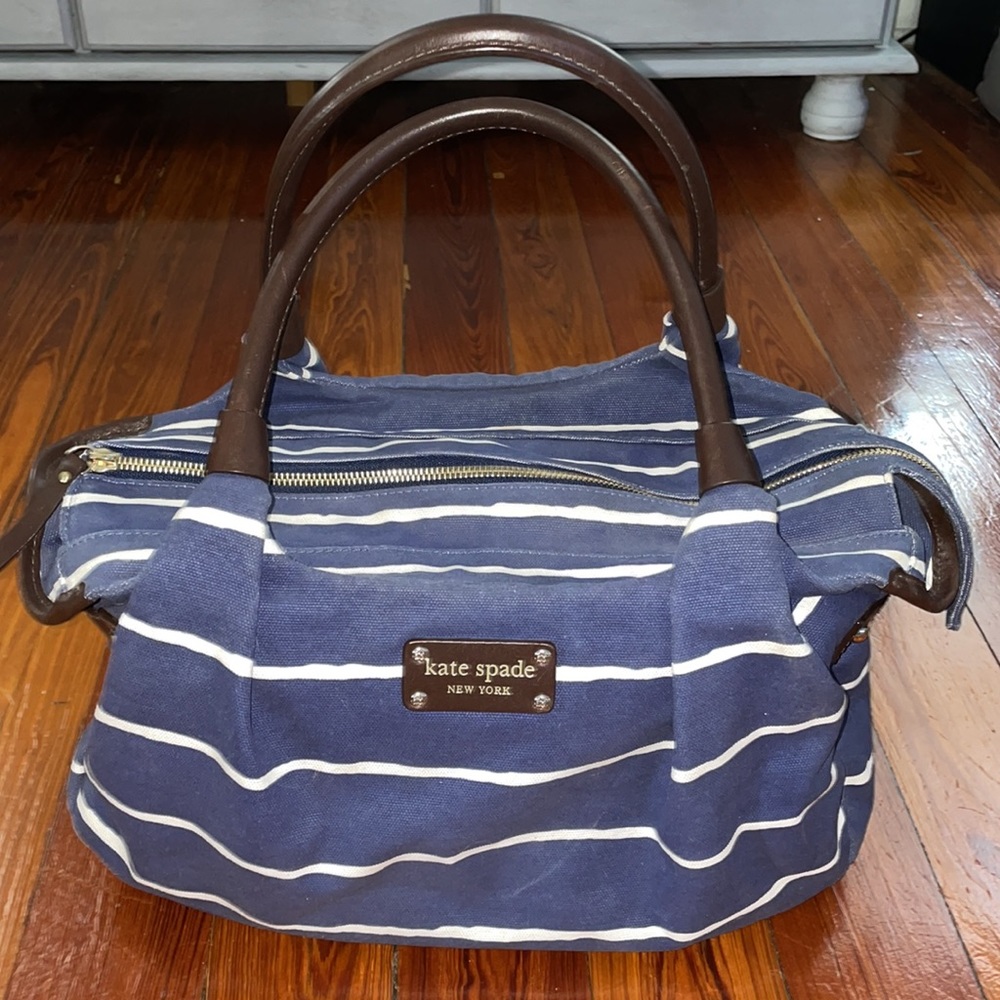 Kate Spade Hit the Dock Stevie washed blue stripe